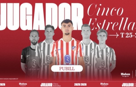 开云体育下载-7场全部打满！马竞官方：中后卫普比尔当选俱乐部1月最佳球员