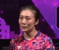 韩莹：没想到自己会取胜，下一场一分一分地战斗，争取有更好表现